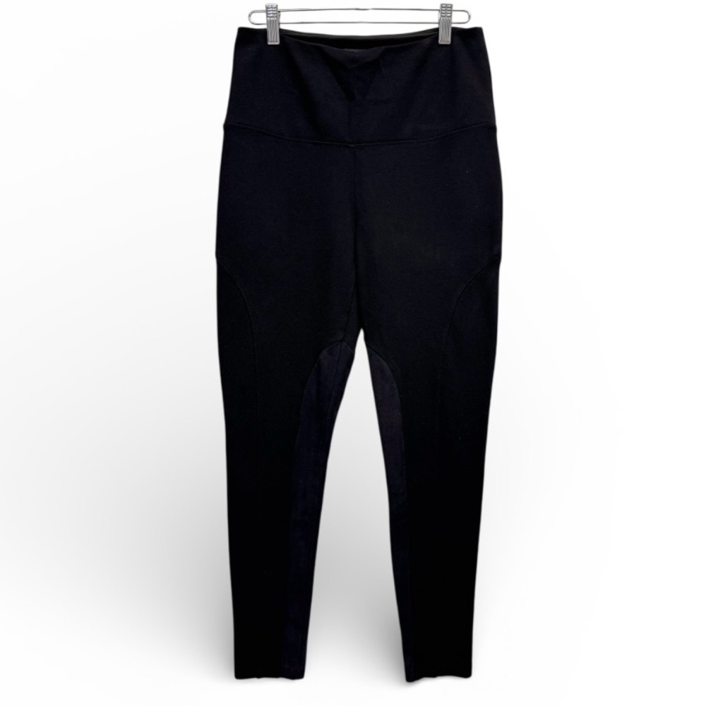Lysse’ Twill Point Black High-Waisted Leggings Medium